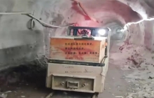 湘潭5噸蓄電池電機車(chē)在水利工程服務(wù)四年了